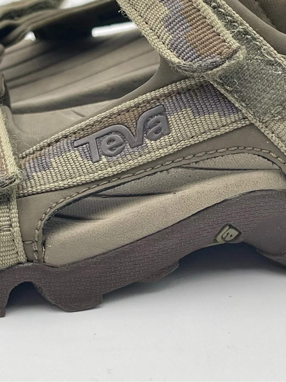 Teva Tanza Camouflage Nature Hiking Sandals Kids Unisex Size 12 Summer